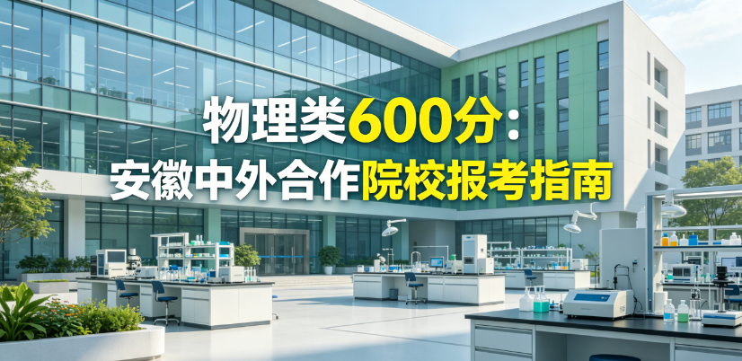 物理类600分：安徽中外合作院校报考指南