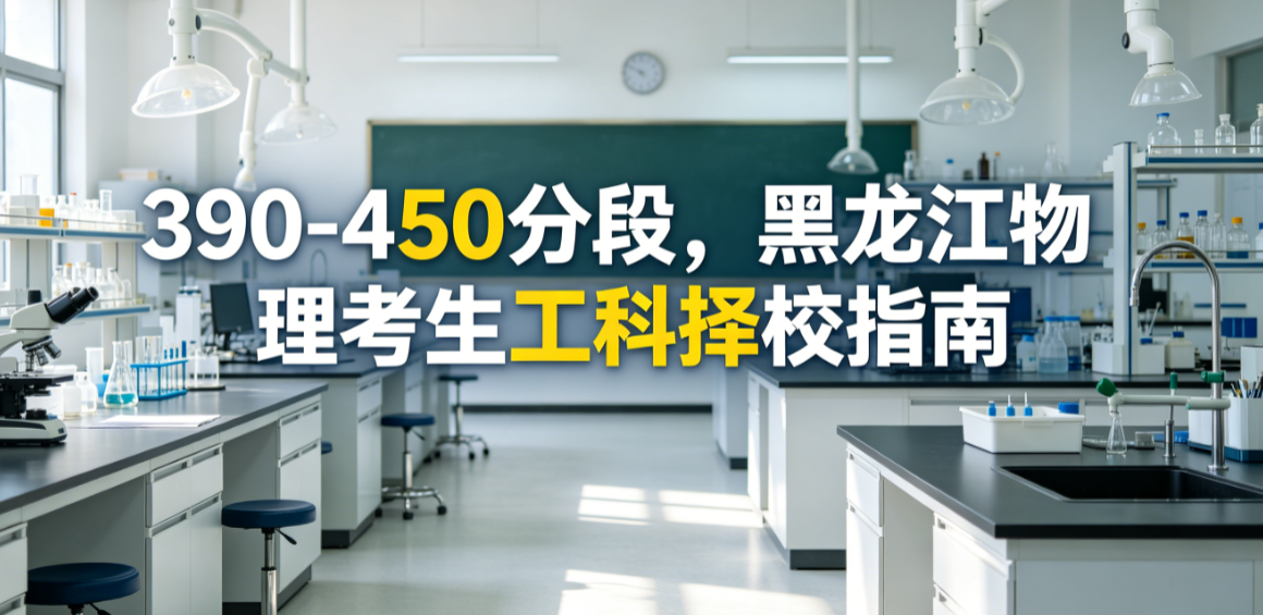 390-450分段，黑龙江物理考生工科择校指南
