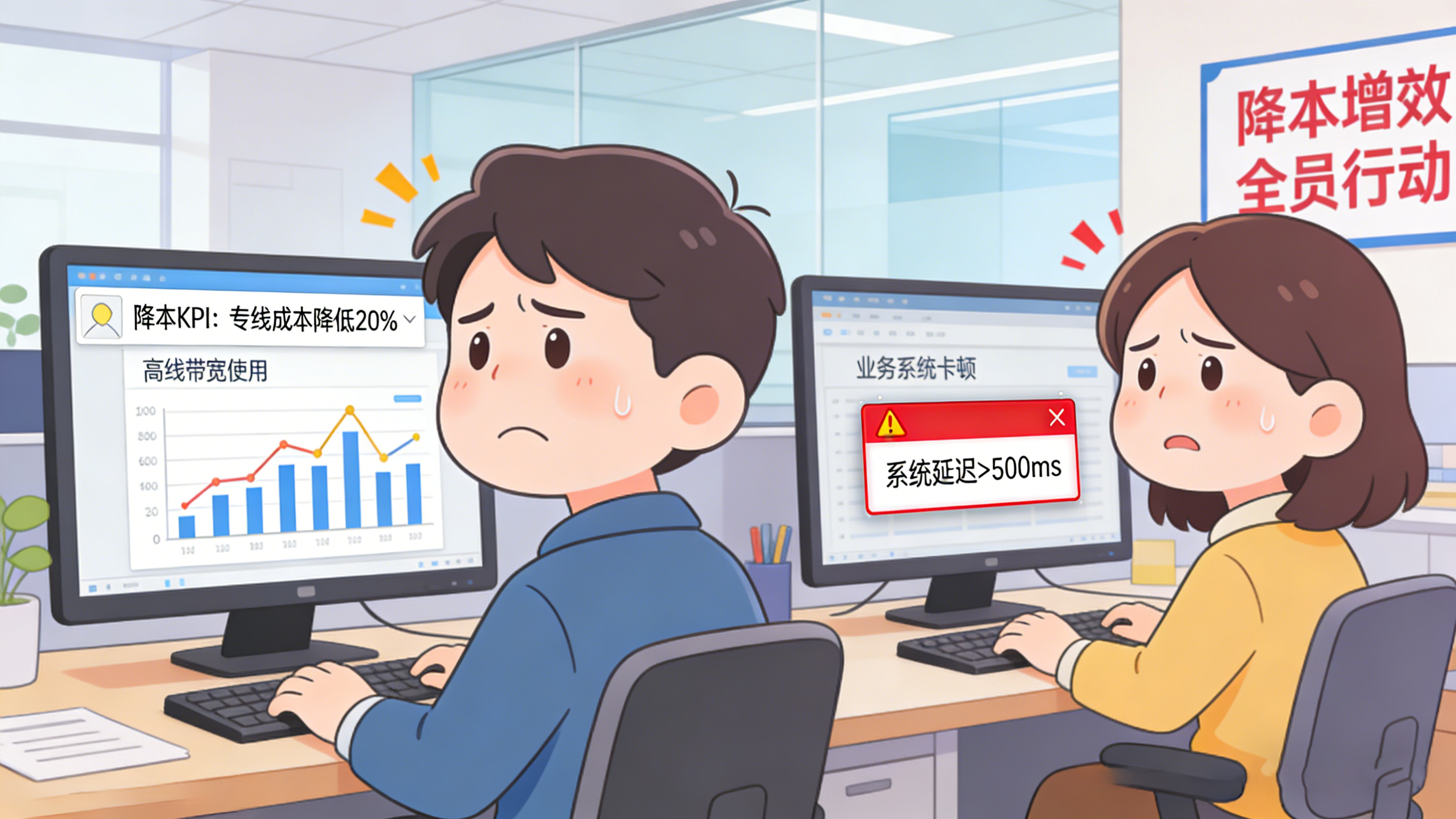 企业专线成本太高？3 步优化，实测年降本 35%