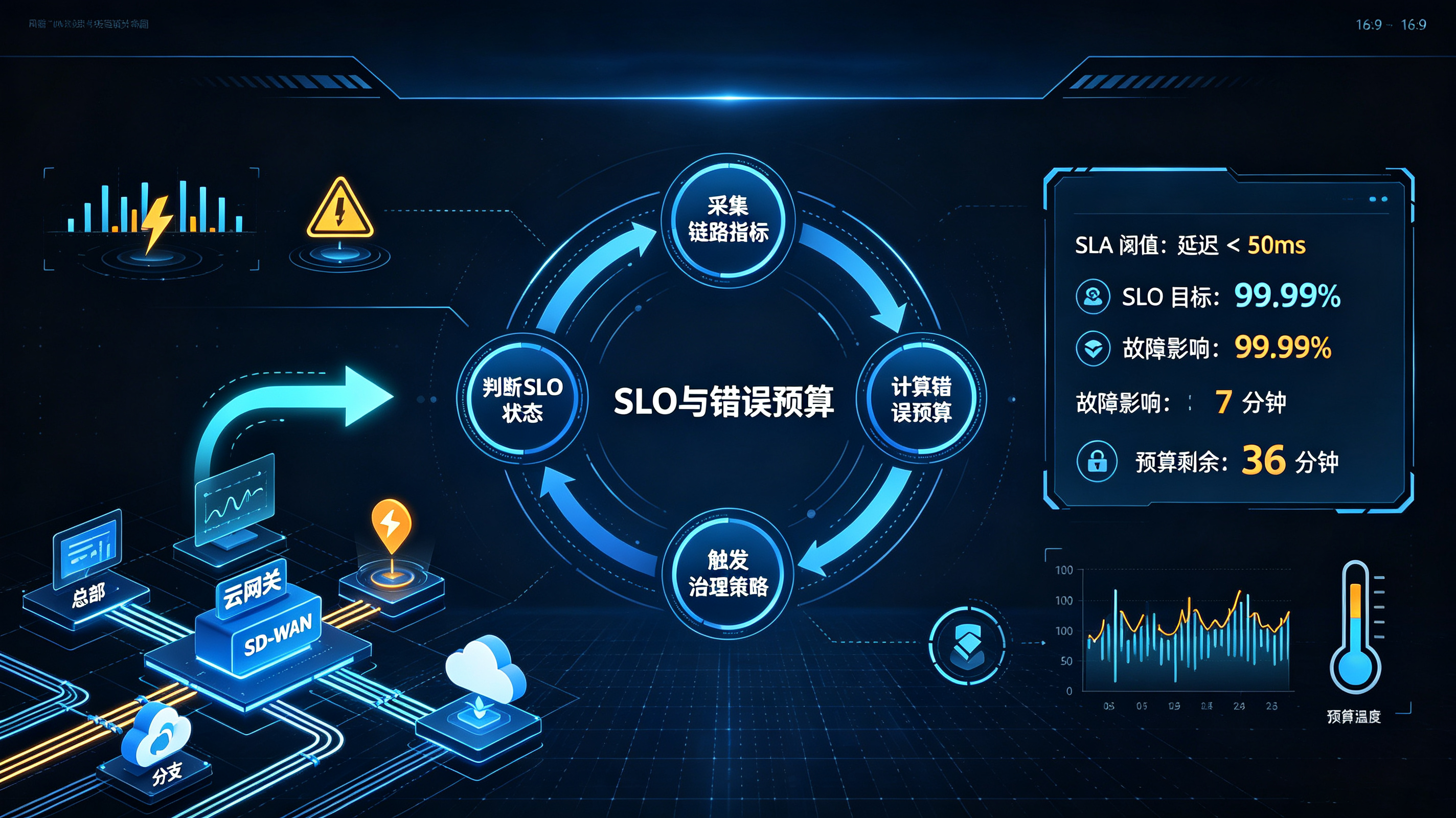 SD-WAN 运维与 SLA 监控怎么做：SLO 与错误预算