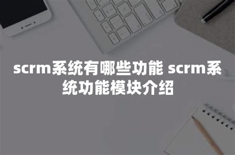 高效提升客户管理的SCRM系统服务...