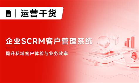 创新SCRM助力电商企业高效管理私...